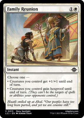 Family Reunion card from The Lost Caverns of Ixalan