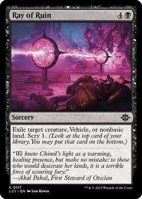 Ray of Ruin card from The Lost Caverns of Ixalan