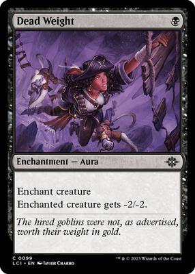 Dead Weight card from The Lost Caverns of Ixalan