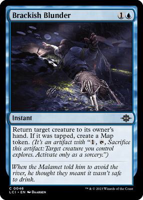 Brackish Blunder card from The Lost Caverns of Ixalan