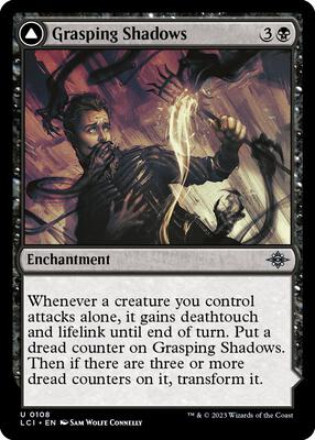 Grasping Shadows card from The Lost Caverns of Ixalan
