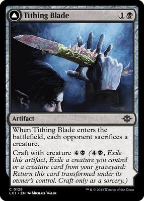 Tithing Blade card from The Lost Caverns of Ixalan