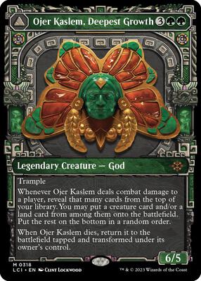 Ojer Kaslem, Deepest Growth (Showcase) card from The Lost Caverns of Ixalan