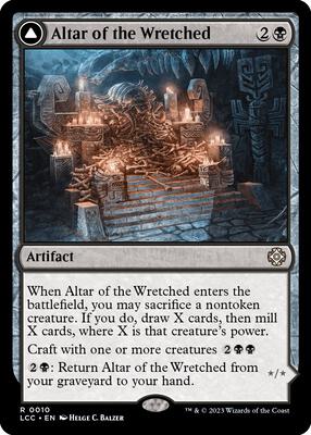 Altar of the Wretched card from Commander: The Lost Caverns of Ixalan