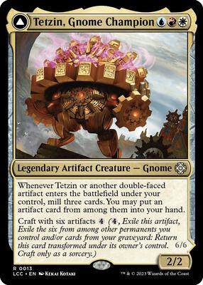 Tetzin, Gnome Champion card from Commander: The Lost Caverns of Ixalan
