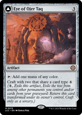 Eye of Ojer Taq card from Commander: The Lost Caverns of Ixalan