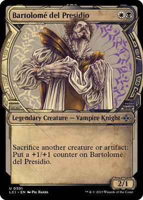 Bartolome del Presidio (Showcase) card from The Lost Caverns of Ixalan