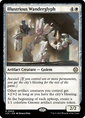 Illustrious Wanderglyph card from Commander: The Lost Caverns of Ixalan