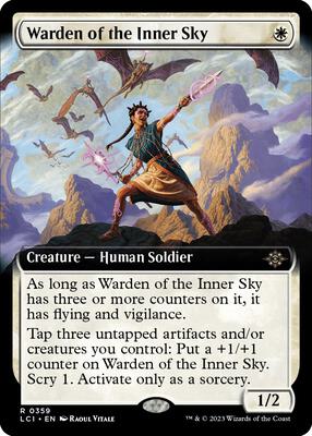 Warden of the Inner Sky (Extended Art) card from The Lost Caverns of Ixalan