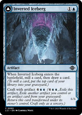 Inverted Iceberg card from The Lost Caverns of Ixalan