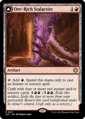 Ore-Rich Stalactite card from Commander: The Lost Caverns of Ixalan