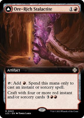Ore-Rich Stalactite (Extended Art) card from Commander: The Lost Caverns of Ixalan