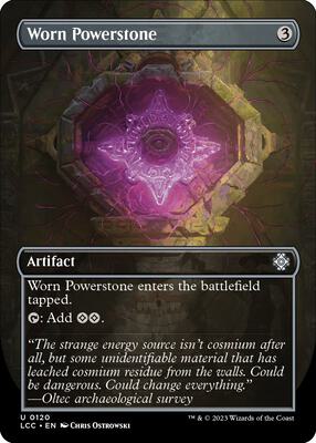 Worn Powerstone (Borderless) card from Commander: The Lost Caverns of Ixalan
