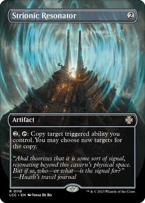 Strionic Resonator (Borderless) card from Commander: The Lost Caverns of Ixalan