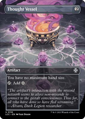 Thought Vessel (Borderless) card from Commander: The Lost Caverns of Ixalan