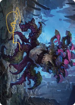 Deathcap Marionette Art Card (Gold-Stamped Signature) card from Art Series: The Lost Caverns of Ixalan