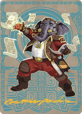 Quintorius Kand Art Card (65/81) (Gold-Stamped Signature) card from Art Series: The Lost Caverns of Ixalan