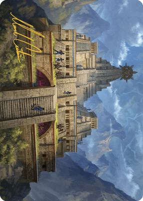 Barracks of the Thousand Art Card (Gold-Stamped Signature) card from Art Series: The Lost Caverns of Ixalan