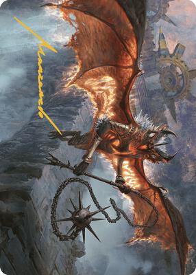 Bloodletter of Aclazotz Art Card (15/81) (Gold-Stamped Signature) card from Art Series: The Lost Caverns of Ixalan