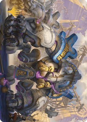 Master's Manufactory Art Card (Gold-Stamped Planeswalker Symbol) card from Art Series: The Lost Caverns of Ixalan