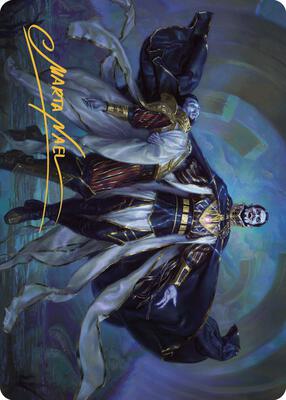 Vito, Fanatic of Aclazotz Art Card (Gold-Stamped Signature) card from Art Series: The Lost Caverns of Ixalan