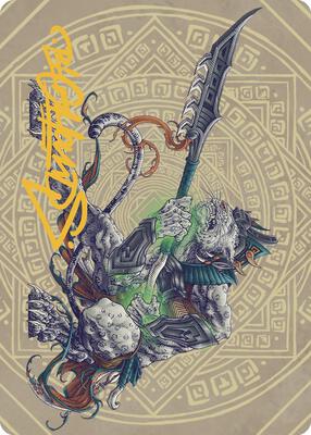 Kutzil, Malamet Exemplar Art Card (Gold-Stamped Signature) card from Art Series: The Lost Caverns of Ixalan