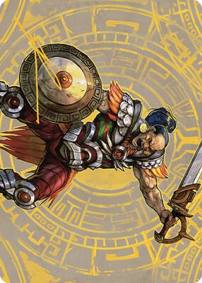 Inti, Seneschal of the Sun Art Card (Gold-Stamped Signature) card from Art Series: The Lost Caverns of Ixalan