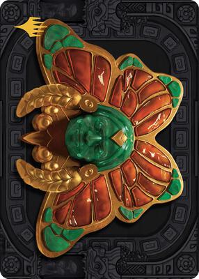 Ojer Kaslem, Deepest Growth Art Card (58/81) (Gold-Stamped Planeswalker Symbol) card from Art Series: The Lost Caverns of Ixalan