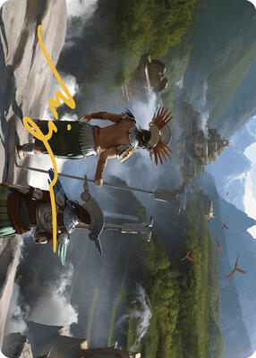 Glimpse the Core Art Card (Gold-Stamped Signature) card from Art Series: The Lost Caverns of Ixalan