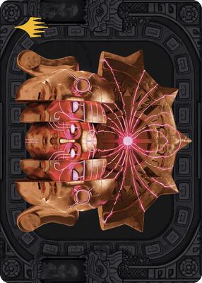 Ojer Taq, Deepest Foundation Art Card (56/81) (Gold-Stamped Planeswalker Symbol) card from Art Series: The Lost Caverns of Ixalan