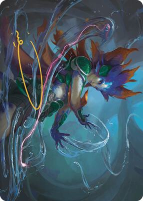Nicanzil, Current Conductor Art Card (Gold-Stamped Signature) card from Art Series: The Lost Caverns of Ixalan