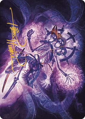 The Grim Captain Art Card (Gold-Stamped Signature) card from Art Series: The Lost Caverns of Ixalan
