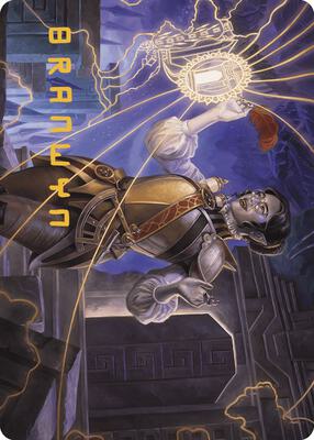 Amalia Benavides Aguirre Art Card (33/81) (Gold-Stamped Signature) card from Art Series: The Lost Caverns of Ixalan