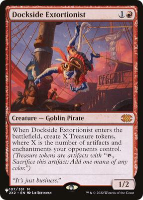 Dockside Extortionist card from The List Reprints