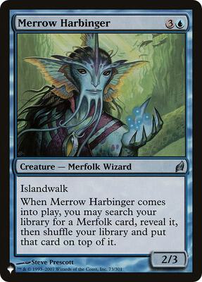 Merrow Harbinger card from The List Reprints