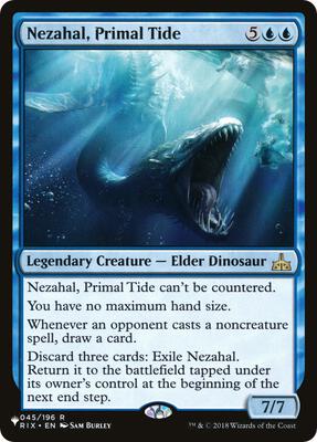 Nezahal, Primal Tide card from The List Reprints