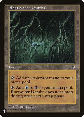 Rootwater Depths card from The List Reprints