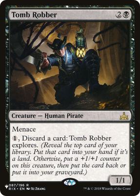 Tomb Robber card from The List Reprints