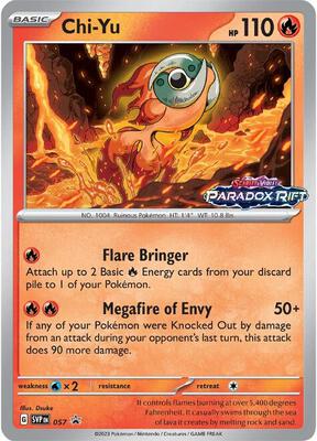 Chi-Yu - 057 (Prerelease) card from SV: Scarlet & Violet Promo Cards
