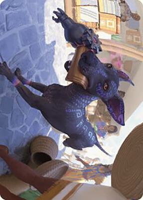 Mischievous Pup Art Card card from Art Series: The Lost Caverns of Ixalan