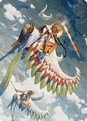 Resplendent Angel Art Card (5/81) card from Art Series: The Lost Caverns of Ixalan