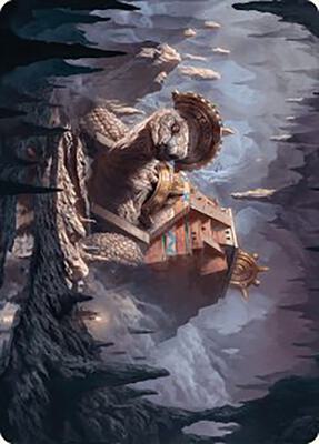 Bedrock Tortoise Art Card card from Art Series: The Lost Caverns of Ixalan