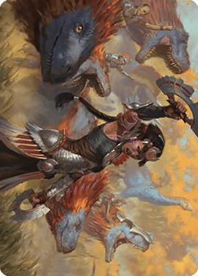 Huatli, Poet of Unity Art Card card from Art Series: The Lost Caverns of Ixalan