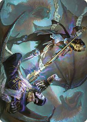 Huatli's Final Strike Art Card card from Art Series: The Lost Caverns of Ixalan