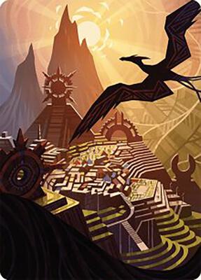 Plains Art Card card from Art Series: The Lost Caverns of Ixalan
