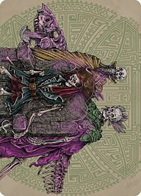 Throne of the Grim Captain Art Card card from Art Series: The Lost Caverns of Ixalan
