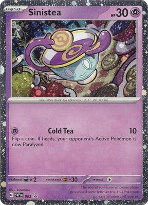 Sinistea - 062 card from SV: Scarlet & Violet Promo Cards