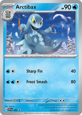 Arctibax - 064 card from SV: Scarlet & Violet Promo Cards