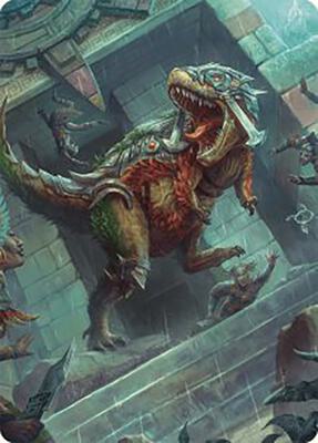 Carnage Tyrant Art Card card from Art Series: The Lost Caverns of Ixalan