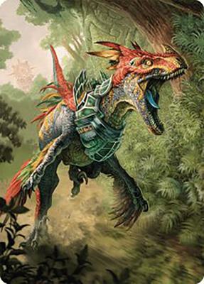 Dinosaur Token Art Card card from Art Series: The Lost Caverns of Ixalan